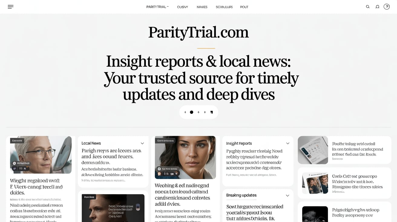 paritytrial.com - insight reports & local news